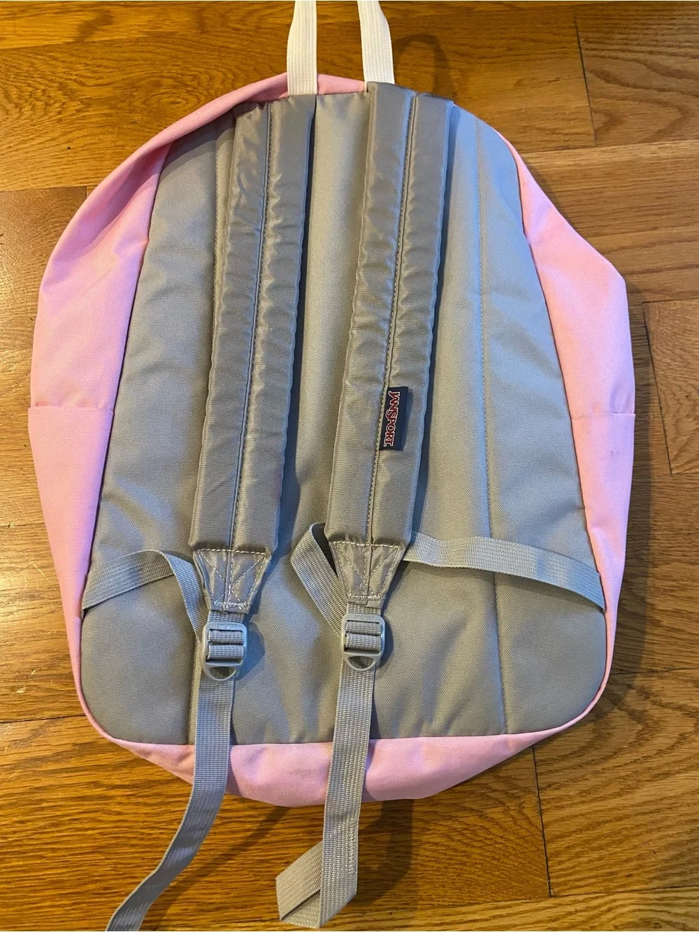 JanSport Light Pink Classic Backpack with Front Pocket
